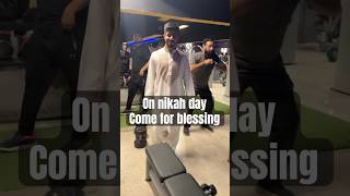 After loosing weight come for blessings on nikah day ❤️ nikah blessings blessed india funny yt [upl. by Verger]