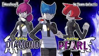 Pokémon Diamond amp Pearl Remake  Team Galactic Commander Battle Theme Remix Mashup [upl. by Ahsaeyt]