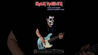 Invaders  Iron Maiden  7  shorts ironmaiden ironmaidencover basscover bassplayer guitar [upl. by Regazzi]