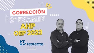 SOLUCIÓN  SEGUNDO EXAMEN OEP 2023  Testeate [upl. by Assanav]