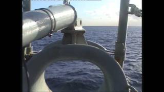 HMAS Hobarts Final Voyage Speed Trial 36 knots [upl. by Yajet908]