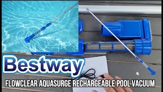 Flowclear AquaSurge Rechargeable Pool Vacuum [upl. by Sheffield]