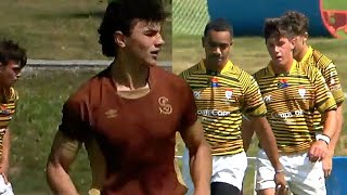 Highlights  Sedbergh tested hard by South African outfit  Sedbergh vs Rugby Travel Academy [upl. by Pellet112]