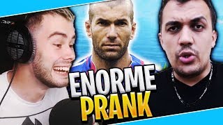 ZIDANE REJOUERA EN EQUIPE DE FRANCE ENORME PRANK ET TOP 1 SUR FORTNITE BATTLE ROYALE [upl. by Eelhsa]