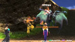 Final Fantasy X  Boss Fight Dark Valefor [upl. by Adlesirg]