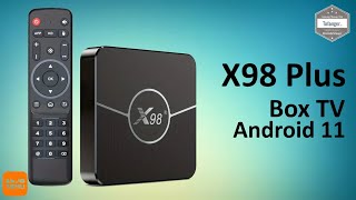 X98 PLUS Android TV Box  2GB Ram amp 16GB Rom  Android11  Amlogic S905W2  TEMU  Unboxing [upl. by Verras]