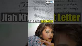 Jiah Khan Last Letter Viral jiah bollywood entertainment bollywoodnews [upl. by Noit]