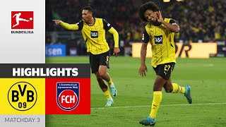 Dortmund Ranks 1  Borussia Dortmund  1 FC Heidenheim 1846 42  Highlights  MD 3 – 202425 [upl. by Anitroc]