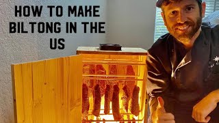 HOW TO MAKE BILTONG JERKY IN THE USA [upl. by Land]