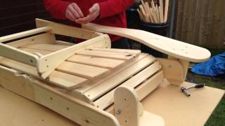 Attaching Adirondack Chair Arm [upl. by Arries]