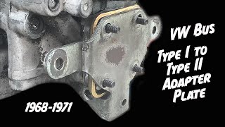 VW Bus Engine Mount Adapter Plate 19681971  VW Bus Revival Project  Episode 12 [upl. by Loutitia]