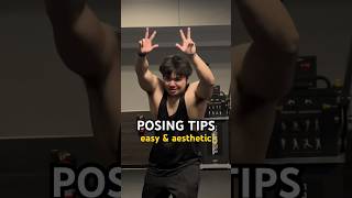 EASY Posing Tips for Beginners gymtips gymmemes gymhumor gymmotivation gymshorts aesthetics [upl. by Folberth]