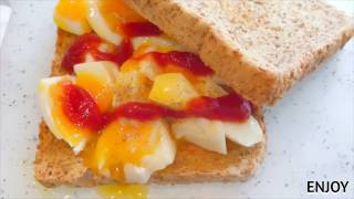 Soft Boiled Egg Sandwich Recipe [upl. by Emorej884]