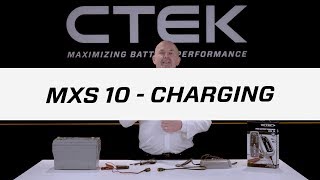 Tutorials  CTEK MXS 10  Charging [upl. by Ainorev260]