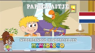 PAPEGAAITJE  Kinderliedjes  Liedjes voor Peuters en Kleuters  Minidisco [upl. by Adnimra]