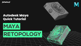 Maya Automatic Retopology Tutorial  Auto Retopology in Maya for Beginners [upl. by Victorine]