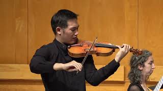 ChiehAn Yu violin Sonata for Violin and Piano FP 119 Francis Poulenc  Stony Brook University [upl. by Harrietta]