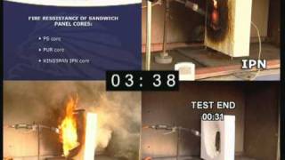 Kingspan IPN  Fire test 2010 [upl. by Eiahpets183]