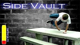 How to SIDE VAULT  Parkour Tutorial [upl. by Atteram805]