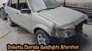 Daihatsu Charade Headlights Alteration [upl. by Summers]