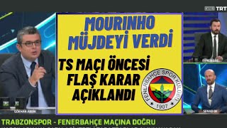 Fenerbahçe Senad Ok YorumlarıMourinho Müjdeyi AçıkladıTS Maçı Öncesi Flaş Karar [upl. by Notrab32]