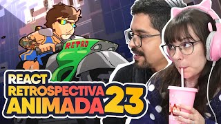 Reagindo a RETROSPECTIVA ANIMADA 2023 ♫ Canal Nostalgia [upl. by Adroj]