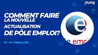 TUTO Comment faire la nouvelle actualisation de pôle emploi [upl. by Klarrisa667]