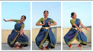 Dhoti style with pleats sari draping tutorial for Bharatanatyam  with normal sari  by Manasi Jog [upl. by Anigue67]