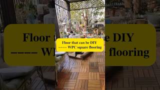 Floor that can be DIY—WPC square flooring floorfactory deckingmanufacture deckfactory [upl. by Novyad]