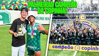 PALMEIRAS CAMPEÃO DA COPINHA Vi o jogo dentro do campo  Palmeiras 4 x 0 Santos [upl. by Akinaj380]