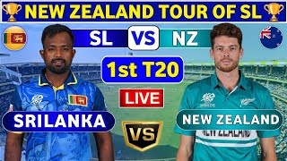 Sri Lanka vs New Zealand 1st T20  SL vs NZ 1st T20 Match Live Score amp Commentary Sri Lanka T20 [upl. by Navek]