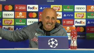 Milan Napoli 10 🎙 Spalletti in conferenza stampa POSTPARTITA ⚽ UEFA Champions League [upl. by Korella]