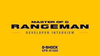 GSHOCK Master of G Rangeman GPRH1000  Development Story [upl. by Cos954]