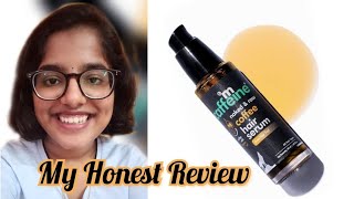 Mcaffeine Hair Serum Honest Review Naked and Raw Cappuccino Alphy Sabu [upl. by Cinda]