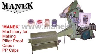 MANEK  Pilfer Proof PP Cap Making Machinery [upl. by Urban]