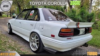 3sgte Turbo Toyota Corolla EE90Review [upl. by Garvin]