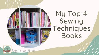 My Top 4 Sewing Techniques Books  find out what they are and have a flick through with me [upl. by Redleh]