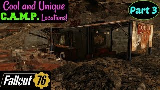 Fallout 76 Cool and Unique CAMP Locations Part 3 [upl. by Brunhilda103]