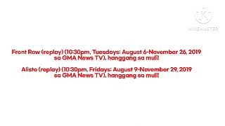 GMA News TV 27 – Farewell Timeslot 2019 [upl. by Letisha]