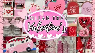 Dollar Tree VALENTINES 2024  Dollar Tree Valentines New Finds  New Decor amp DIY Shop With Me 💕 [upl. by Eerot776]