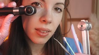 ASMR Realistic Ear Cleaning Hearing Tests Otoscope Tingles amp Sleep ✨ [upl. by Atinor]