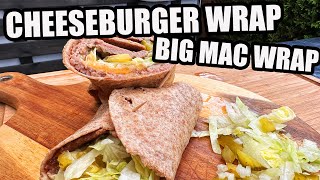 Cheeseburger Wrap  Big Mac Wrap  The BBQ BEAR [upl. by Hiasi]