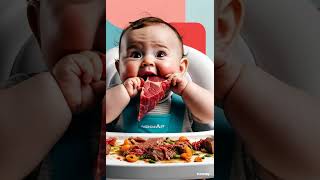 Baby eat meat so dangerous 🇵🇰horrorstories shorts baby [upl. by Ecinom]