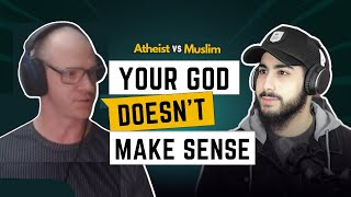 Angry Atheist Challenges Muslim On Stream Muhammed Ali [upl. by Auqinihs]