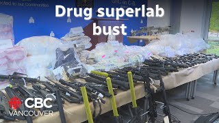 Police bust massive drug superlab in rural BC [upl. by Sanoy]