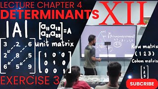 Class 12th Determinants Chapter 4 Exercise 3 Complete Lectureone shot  Differential Classes [upl. by Dalila]