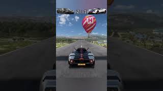 McLaren P1 VS Pagani Zonda  forza horizon 5  shorts [upl. by Mallory721]