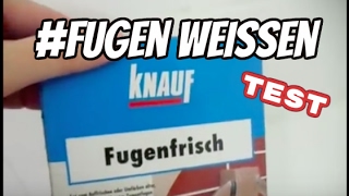 Fugen frisch weissen mit Knauf Fugenfrisch [upl. by Boyt474]