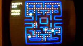 Pacman running on my homemade console [upl. by Ecniuq288]