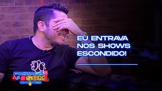 CORTE Eu entrava escondido nos shows  Passagem de Som  Jonas Esticado SUA MÚSICA [upl. by Krakow]